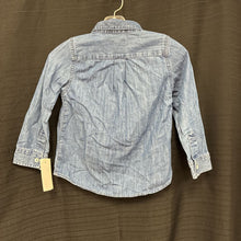 Load image into Gallery viewer, Denim Button Top

