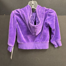 Load image into Gallery viewer, Bow Hooded Zip Sweatshirt
