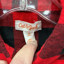 Load image into Gallery viewer, Plaid Button Top
