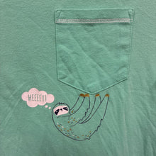 Load image into Gallery viewer, "Heeeey!" Sloth Pocket Top
