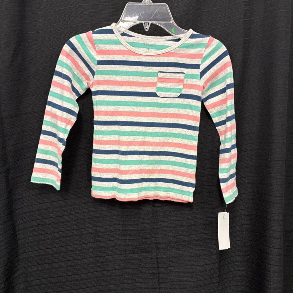 Striped Pocket Top