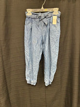 Load image into Gallery viewer, Denim Ruffle Waist Pants
