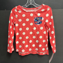 Load image into Gallery viewer, Polka Dot Flower Top
