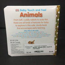 Load image into Gallery viewer, Animals (DK) -touch &amp; feel board
