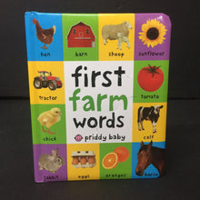Load image into Gallery viewer, First Farm Words (Roger Priddy Baby) -board
