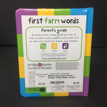Load image into Gallery viewer, First Farm Words (Roger Priddy Baby) -board
