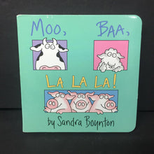 Load image into Gallery viewer, Moo, Baa, La La La! (Sandra Boynton) -board
