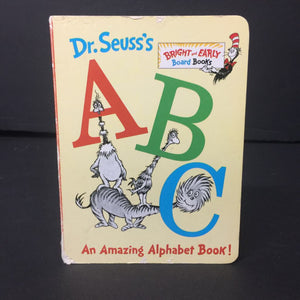 Dr. Seuss's ABC: An Amazing Alphabet Book (Orange Cover) -dr. seuss board