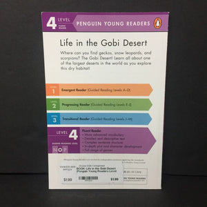 Life in the Gobi Desert (Penguin Young Readers Level 4) (Ginjer L. Clarke) (Notable Place) -educational reader paperback