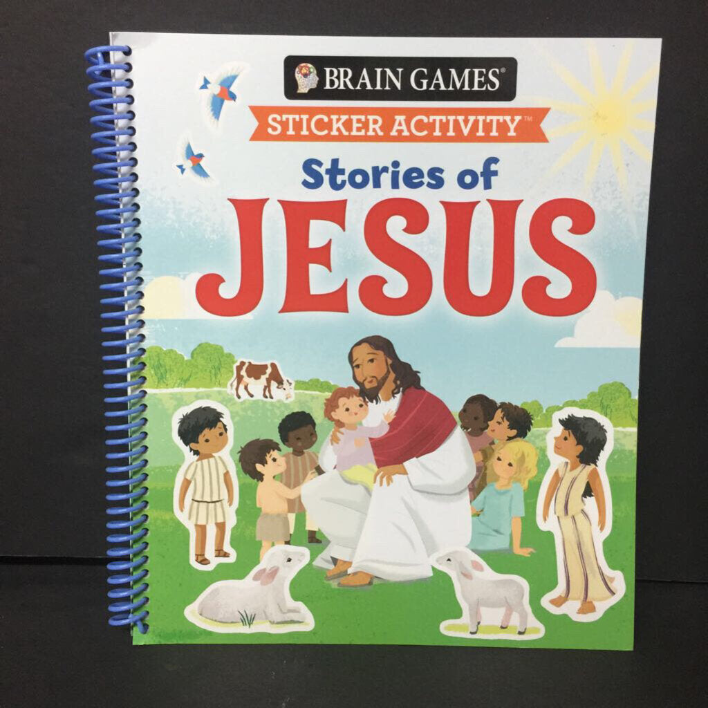 Stories of Jesus (Brain Games Sticker Activity) -religion activity paperback