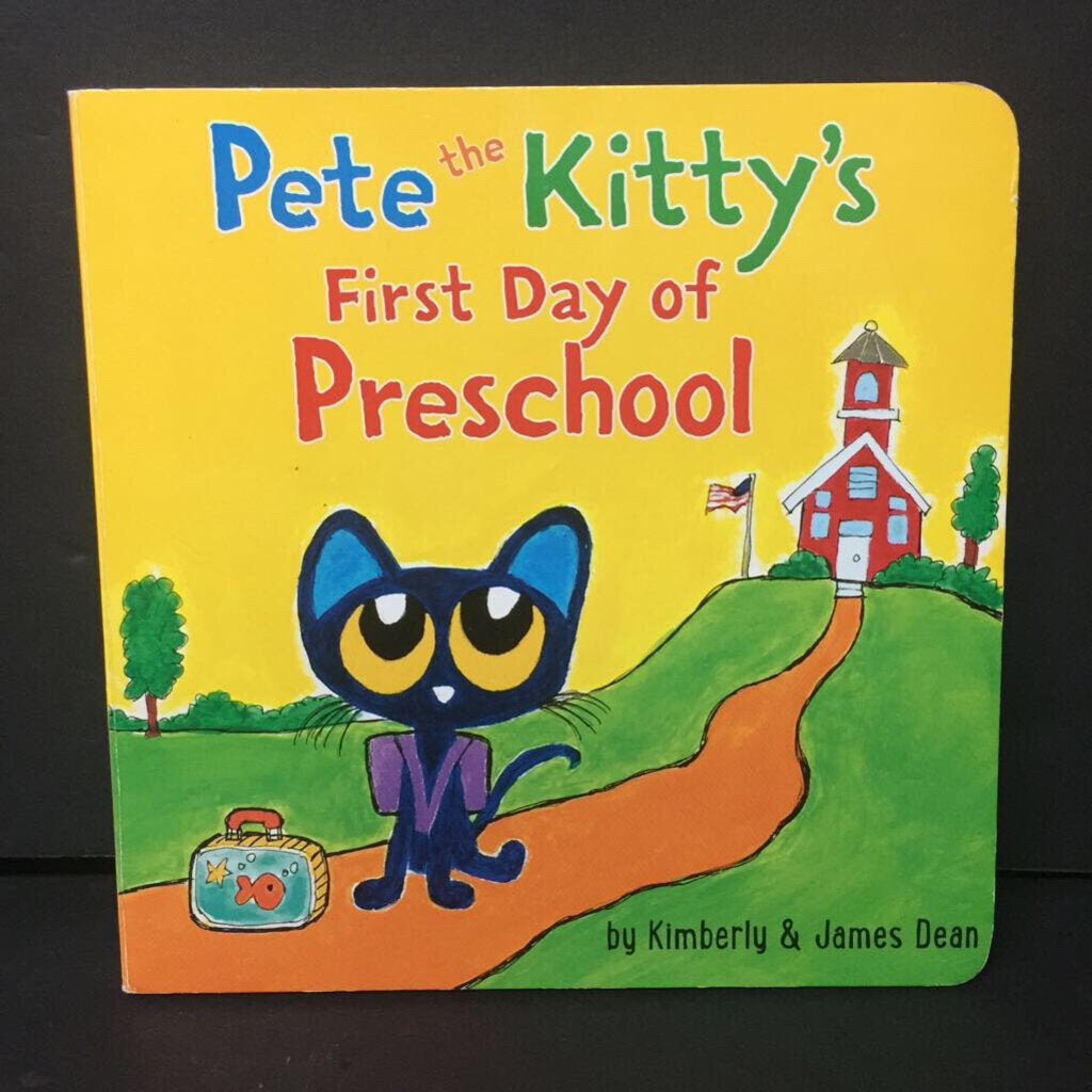 Pete the Kitty's First Day of Preschool (Elementary School) (James Dean) -character board