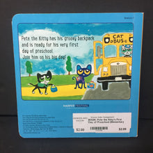 Load image into Gallery viewer, Pete the Kitty&#39;s First Day of Preschool (Elementary School) (James Dean) -character board
