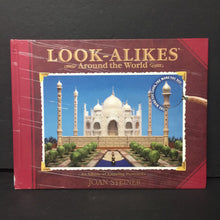 Load image into Gallery viewer, Look-Alikes Around the World: An Albumn of Amazing Postcards (Look-Alikes) (Joan Steiner) (Notable Place) -look &amp; find hardcover
