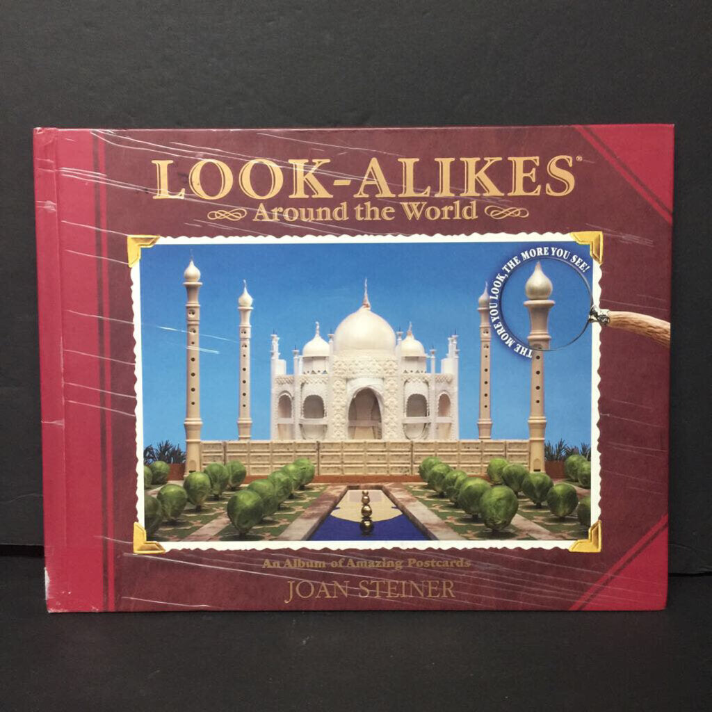 Look-Alikes Around the World: An Albumn of Amazing Postcards (Look-Alikes) (Joan Steiner) (Notable Place) -look & find hardcover