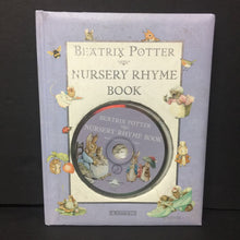 Load image into Gallery viewer, Beatrix Potter Nursery Rhyme Book w/ CD (Peter Rabbit) -character hardcover
