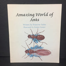 Load image into Gallery viewer, Amazing World of Ants (Francene Sabin) (Insects) -educational paperback
