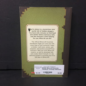 Minecraft Essential Handbook -strategy paperback