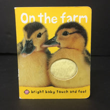 Load image into Gallery viewer, On the Farm (Bright Baby Roger Priddy) -touch &amp; feel board

