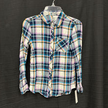 Load image into Gallery viewer, Plaid Button Down Top
