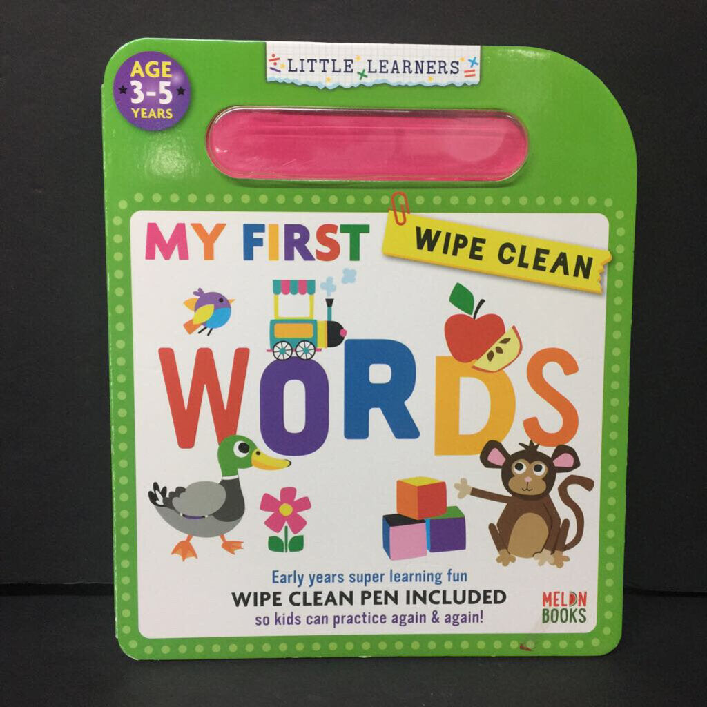 My First Wipe-Clean Words (Little Learners) -board