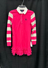 Load image into Gallery viewer, Polo Striped Ruffle Dress
