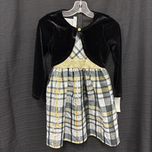 Load image into Gallery viewer, Velvet Plaid Dress

