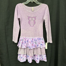 Load image into Gallery viewer, Ruffle Owl Dress
