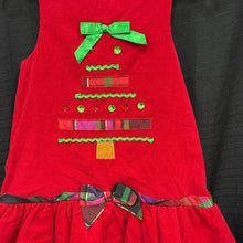 Load image into Gallery viewer, Corduroy Christmas Tree Dress

