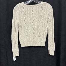 Load image into Gallery viewer, Button Front Flower Sweater
