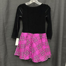 Load image into Gallery viewer, Velvet Plaid Bow Dress
