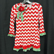 Load image into Gallery viewer, Chevron Ruffle Dress
