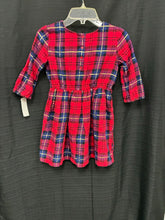Load image into Gallery viewer, Sparkly Plaid Bow Dress
