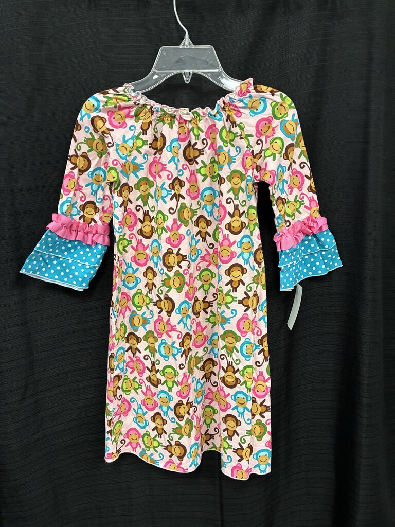 Monkey Polka Dot Dress