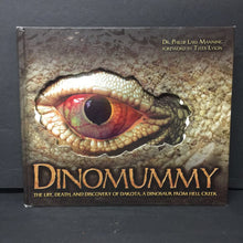 Load image into Gallery viewer, Dinomummy: The Life, Death, and Discovery of Dakota, A Dinosaur From Hell Creek (Philiip Lars Manning) (Dinosaurs) -educational hardcover
