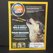 Load image into Gallery viewer, Mission: Wolf Rescue - All About About Wolves and How to Save Them (Kitson Jazynka) (National Geographic Kids) (Mammals) -educational paperback
