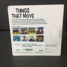 Load image into Gallery viewer, Things That Move (First Words) -board
