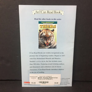 Amazing Whales! (I Can Read Level 2) (Sarah L. Thomson) (Wildlife Conservation Society) (Sea Animals) -educational reader paperback