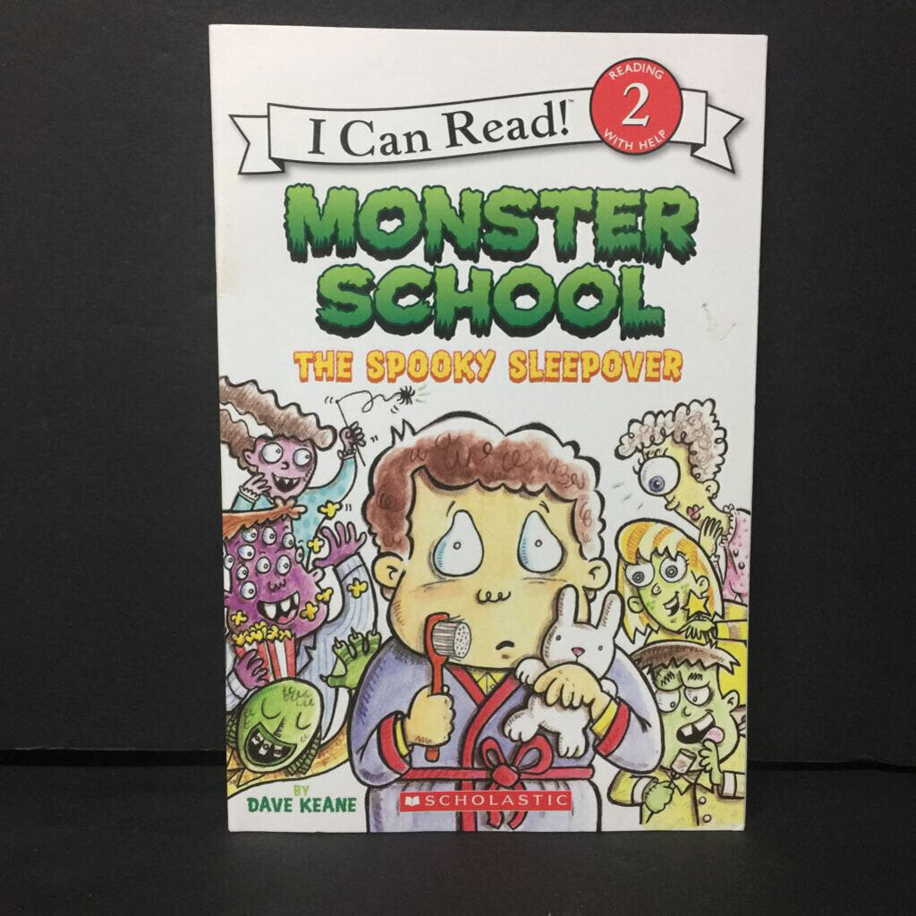 Monster School: The Spooky Sleepover (I Can Read Level 2) (Dave Keane) -character reader paperback