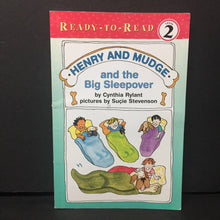 Load image into Gallery viewer, Henry and Mudge and The Big Sleepover (Cynthia Rylant) (Ready-To-Read Level 2) -character reader paperback
