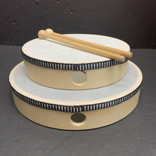 Load image into Gallery viewer, Wooden Hand Drums Set
