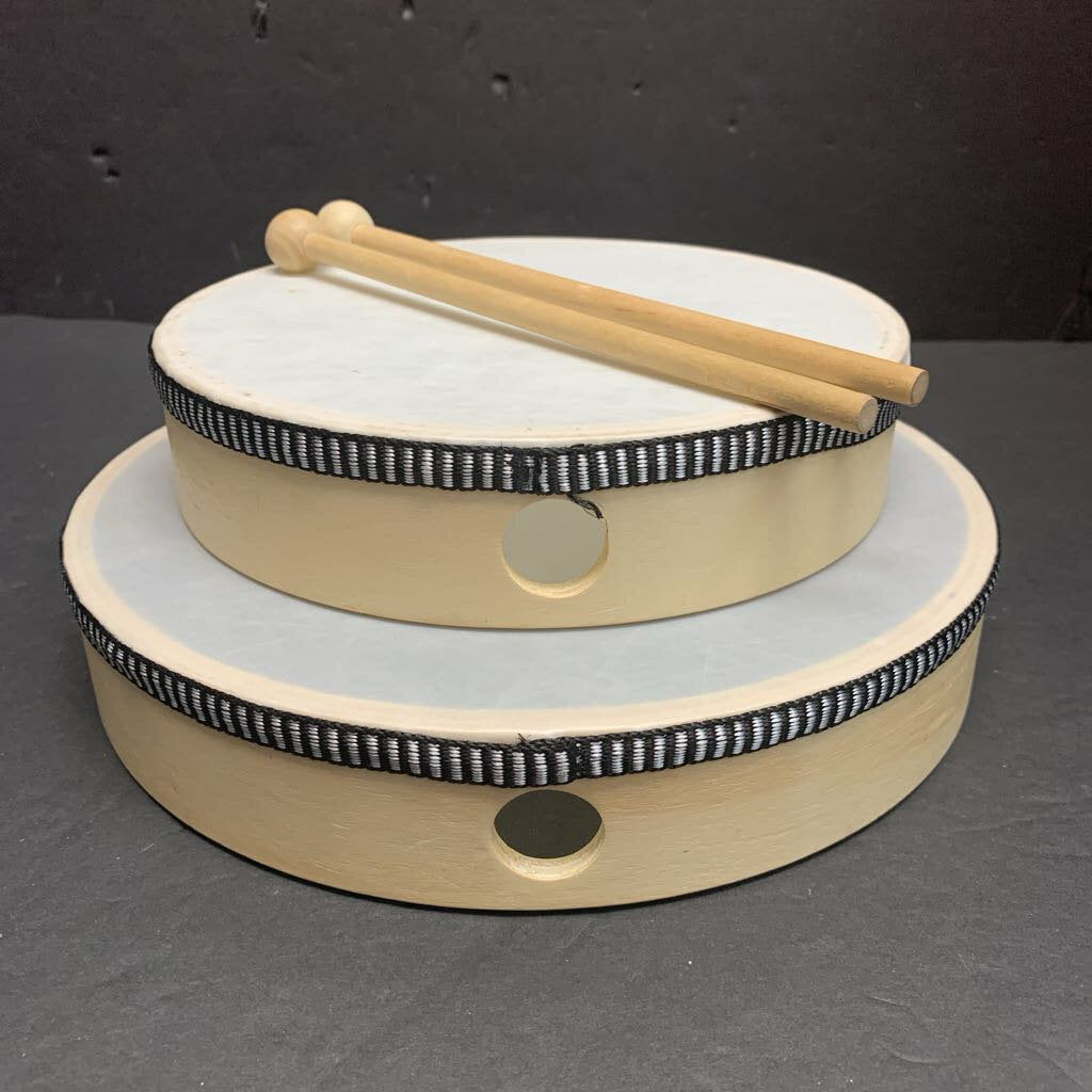 Wooden Hand Drums Set