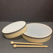 Load image into Gallery viewer, Wooden Hand Drums Set
