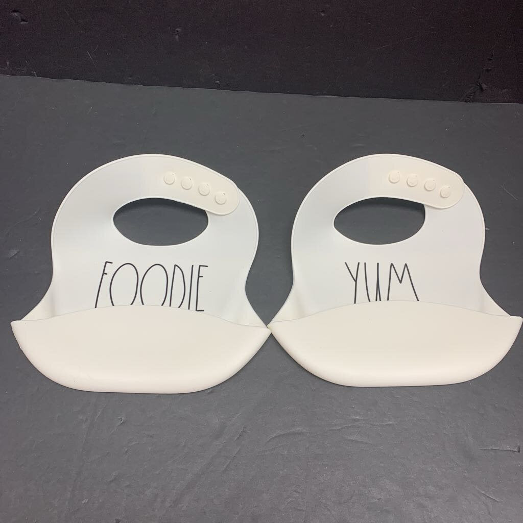 2pk Silicone Bibs