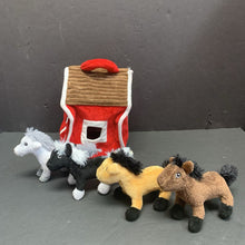 Load image into Gallery viewer, Plush Barn w/Horses Battery Operated
