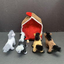 Load image into Gallery viewer, Plush Barn w/Horses Battery Operated
