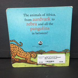An African Alphabet (Eric Walters) -board