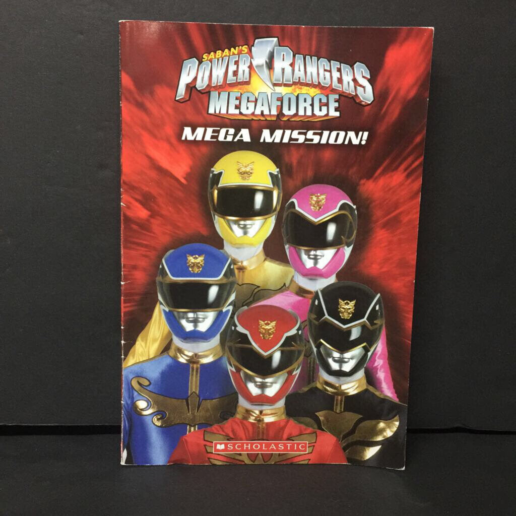 Mega Mission (Power Rangers Megaforce) (Ace Landers) -character reader paperback