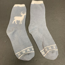 Load image into Gallery viewer, Girls Deer Fuzzy Socks (Karen Neuburger)

