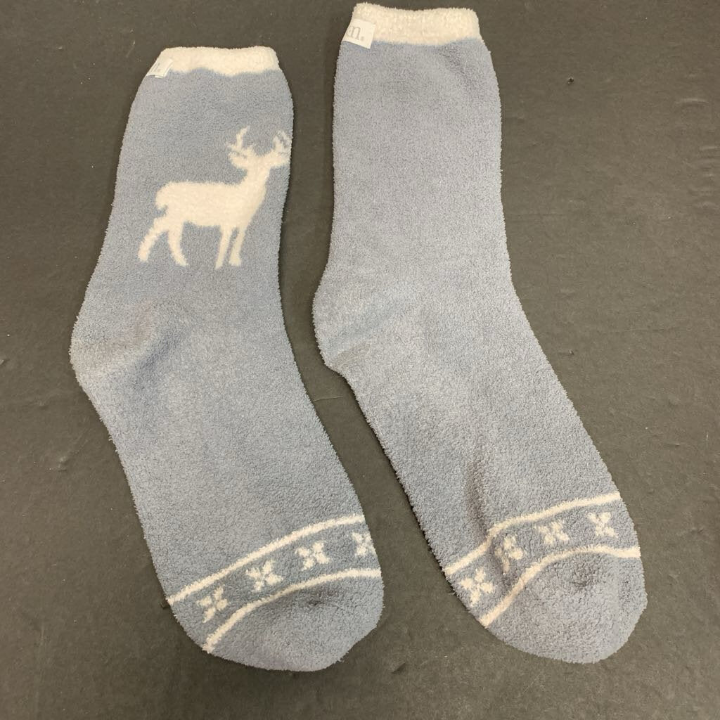 Girls Deer Fuzzy Socks (Karen Neuburger)