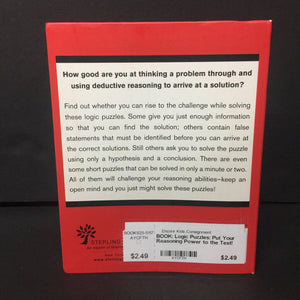 Logic Puzzles: Put Your Reasoning Power to the Test! (J.J. Mendoza Fernandez) -activity paperback